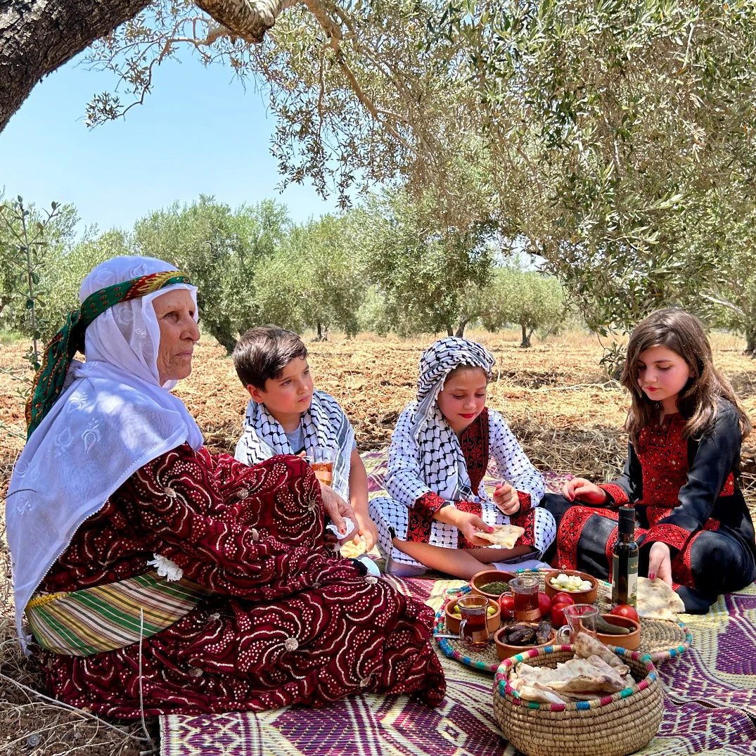 Extra Virgin Olive Oil from Palestine - Cold Pressed, Organic in Tin 1 Liter